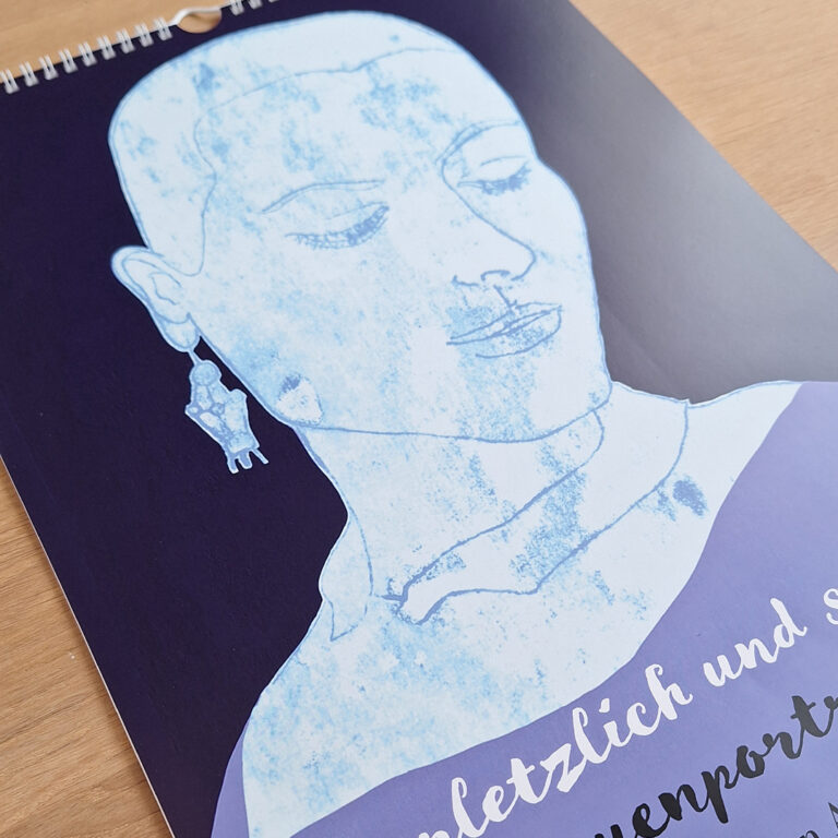 Portrait-Kalender „verletzlich und stark“