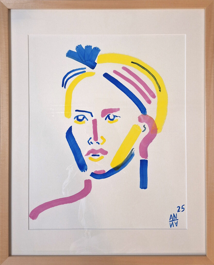 „Heldinnen“, Originalwerke in Acryl
